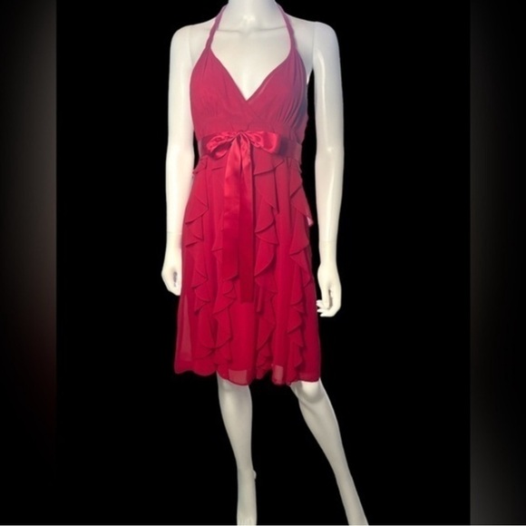 ELIZA J‎ Beautiful Red Cocktail Dress Size 6 - Picture 1 of 8
